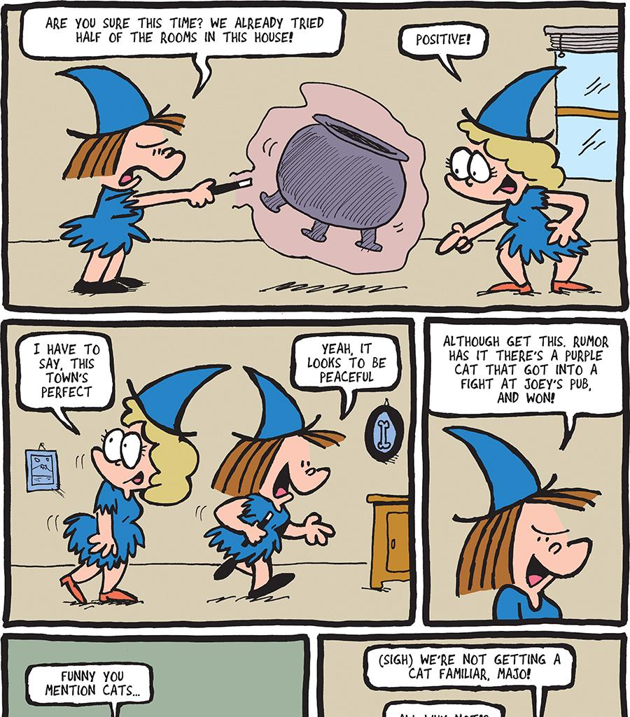 The Fuzzy Princess - Episode 333, Page 1: 2018-11-02-Peaceful Town